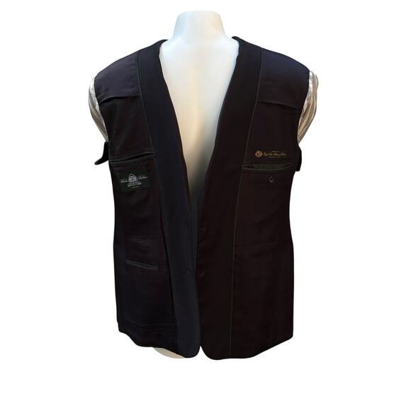 Brooks Brothers Country Club Loro Piana Blazer Jacket 44R Black 100% Wool Preppy - Picture 6 of 16